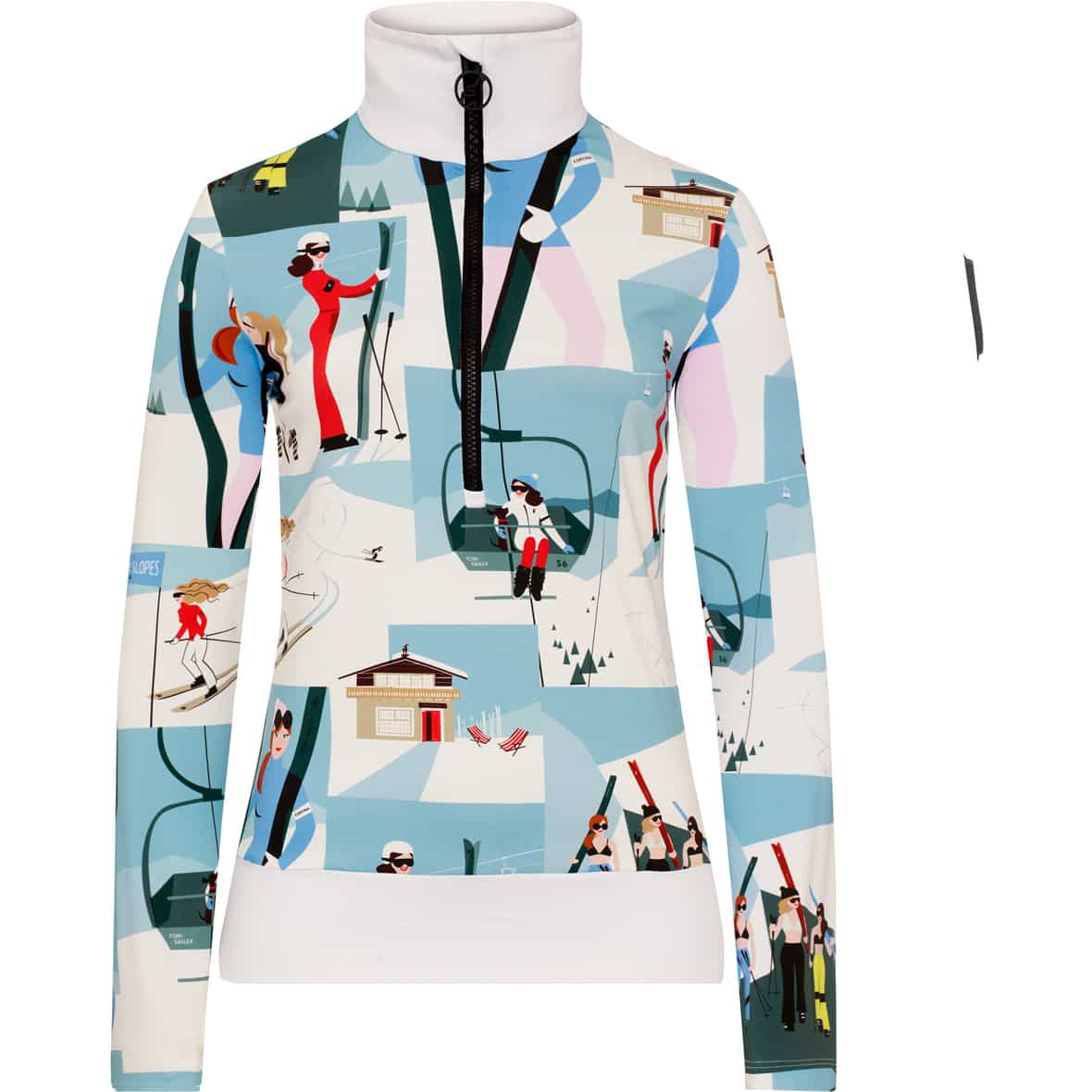 Wieka Print Damen Longsleeve