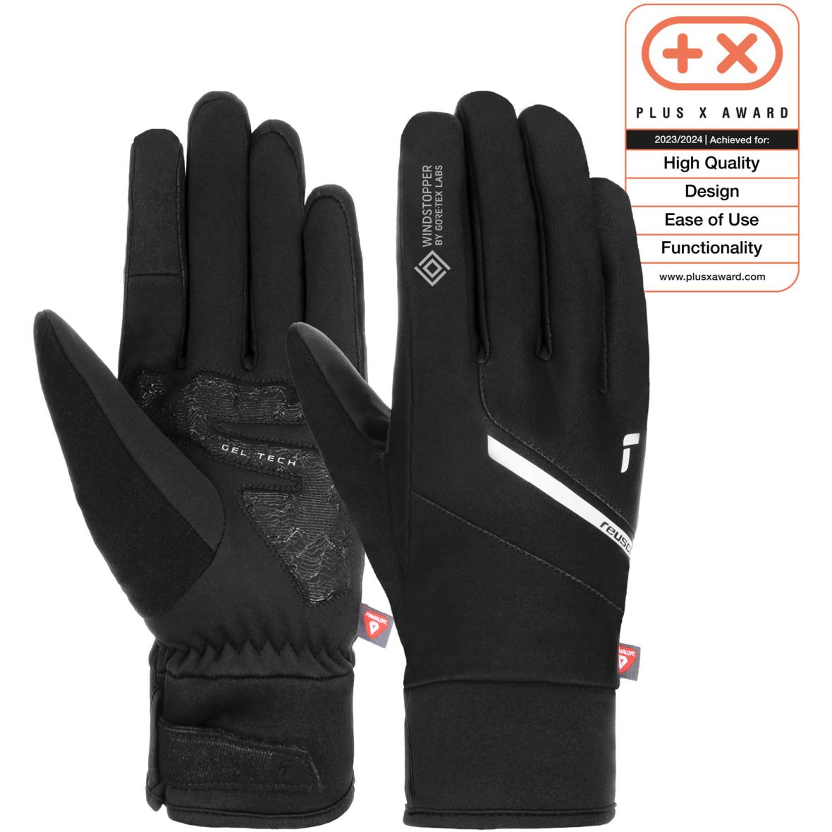 Versa Windstopper Touch-Tec Fingerhandschuhe Schwarz_7702__BLACK / SIL | 9