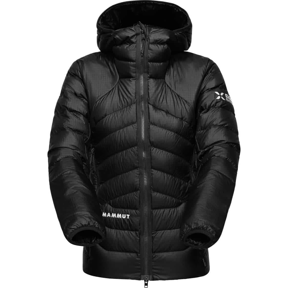  Eiger Nordwand Light Hooded Damen Daunenjacke Schwarz_0001 | M