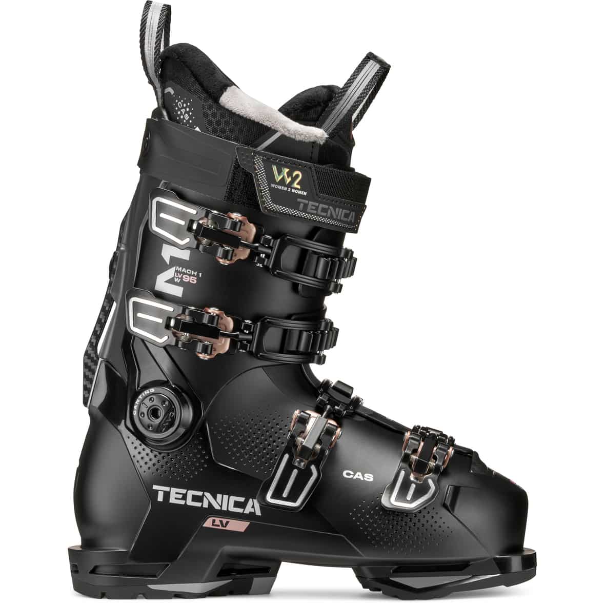 MACH1 LV 95 W TD2 GW 25/26 Damen Alpin Skischuhe Schwarz_100__100 BLACK | 26