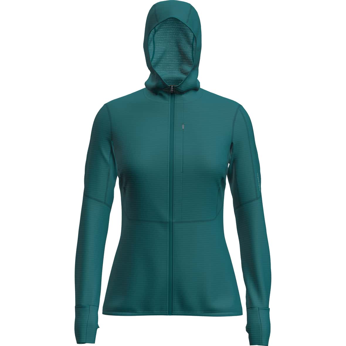 Merino Blend 200 Descender Damen Hoodie Petrol_IB0LG | XS