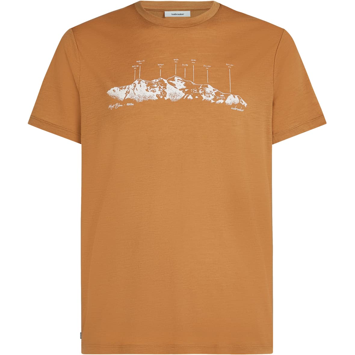 Icebreaker 150 Tech Lite Herren T-Shirt (Orange XL) Funktionsshirt