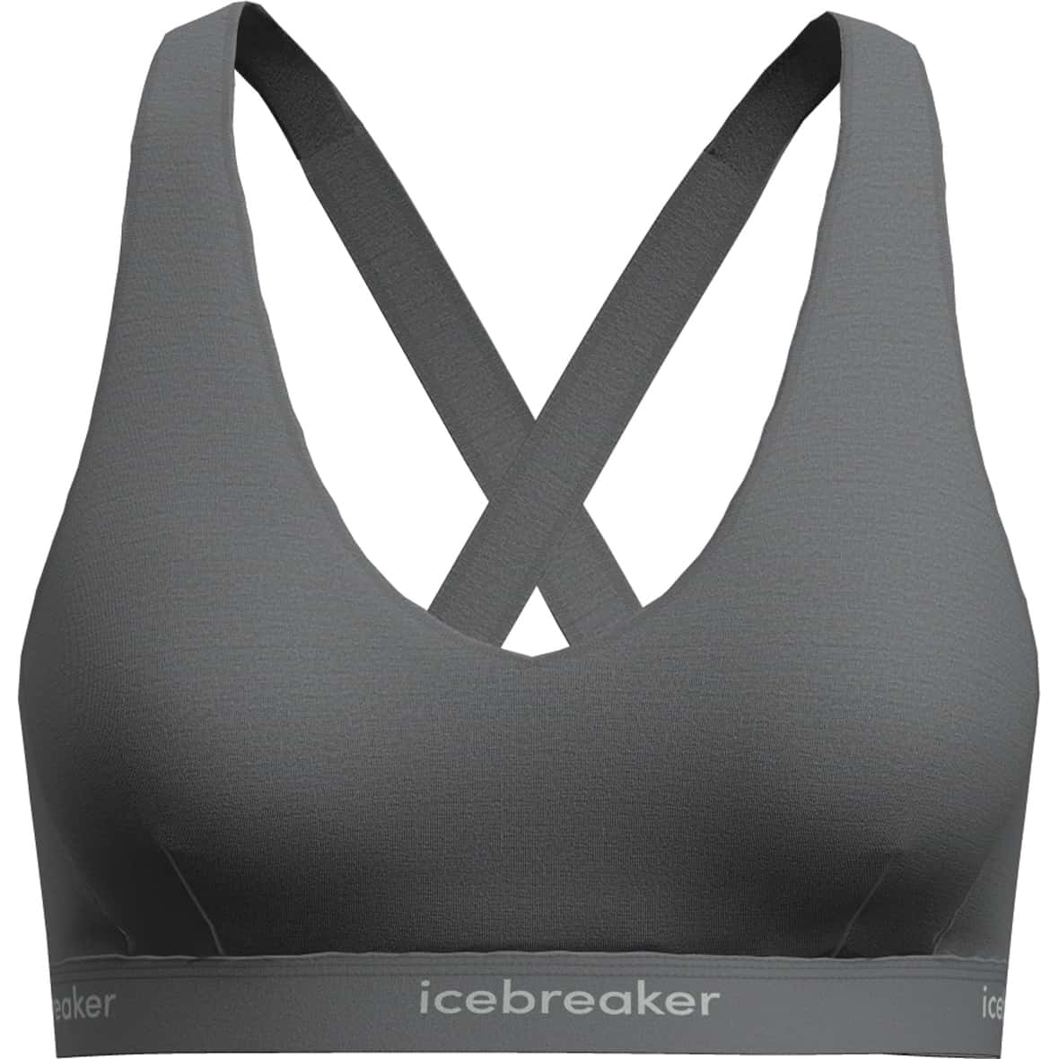 Icebreaker Merino Blend 125 Cool-Lite Sprite Damen Sport-BH ( Grau XS)