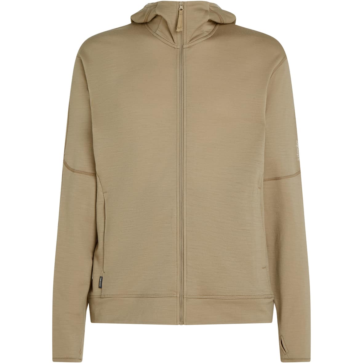 Icebreaker Merino 360 Elemental Herren Hoodie ( Beige L Größe,)