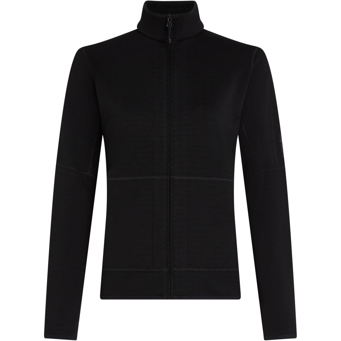 Merino 400 Descender Damen Fleecejacke Schwarz_IB001 | XS