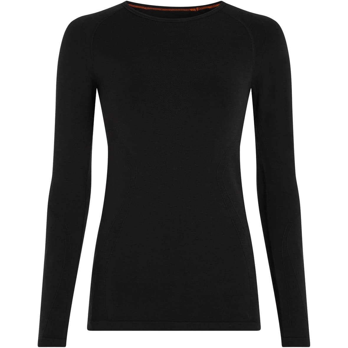 Merino Blend 260 Crewe Damen Funktionsshirt Schwarz_IB001 | XS