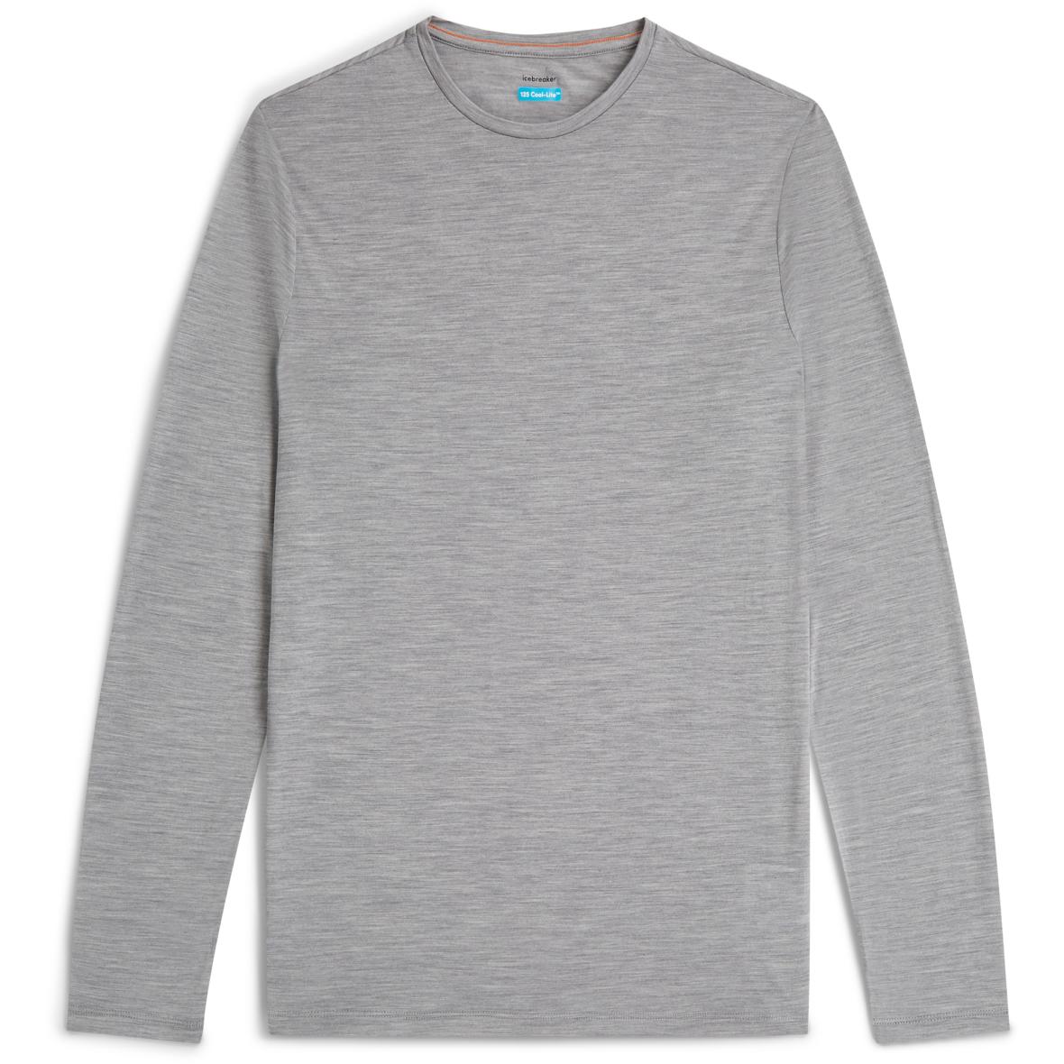 Merino Blend 125 Cool-Lite Sphere Herren Longsleeve Grau_IB016 | L