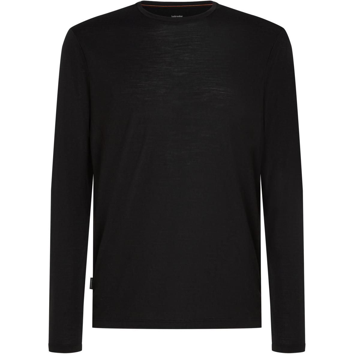 Merino Blend 125 Cool-Lite Sphere Herren Longsleeve Schwarz_IB001__BLACK | XS