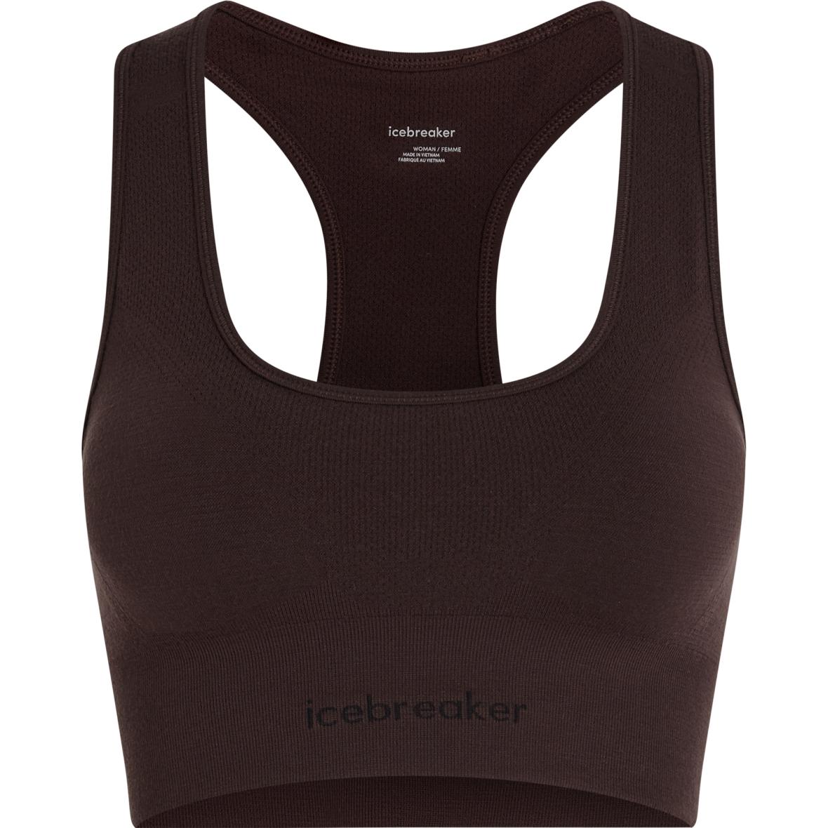 Merino Blend 260 Zoneknit  Damen Sport-BH Beere_IBC99 | XS