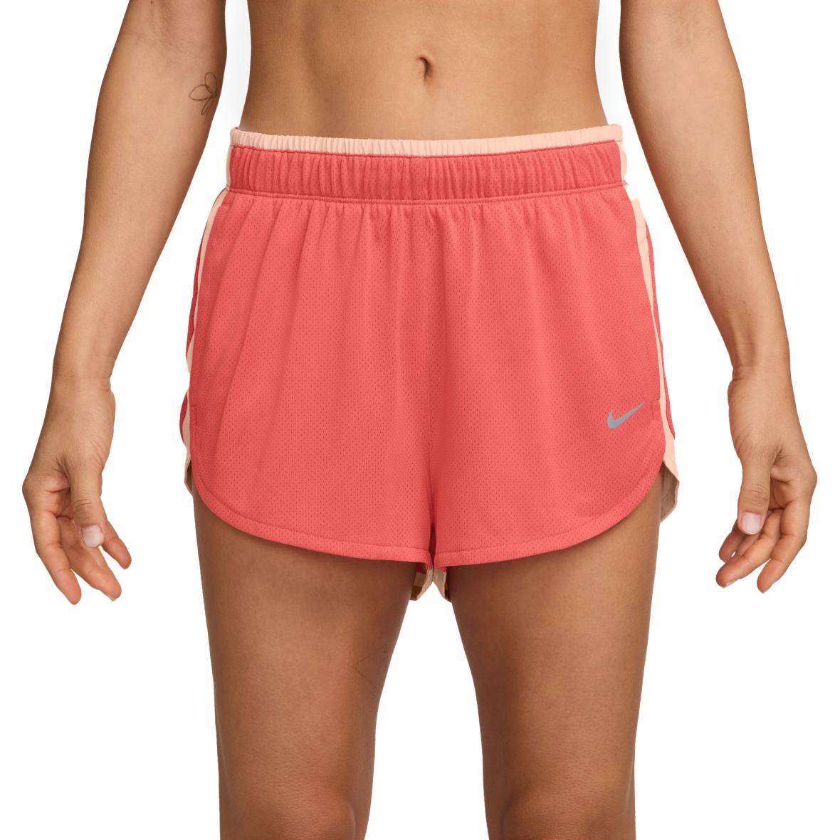 Dri-Fit Run Novelty Damen Laufshorts Hellrot_814__MAGIC EMBER/WASHED CORAL/REFLECTIVE | S