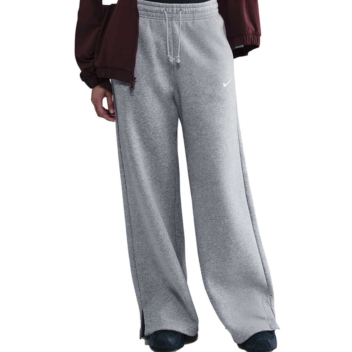 Phoenix Fleece Damen Trainingshose Grau_063__DK GREY HEATHER/SAIL | L