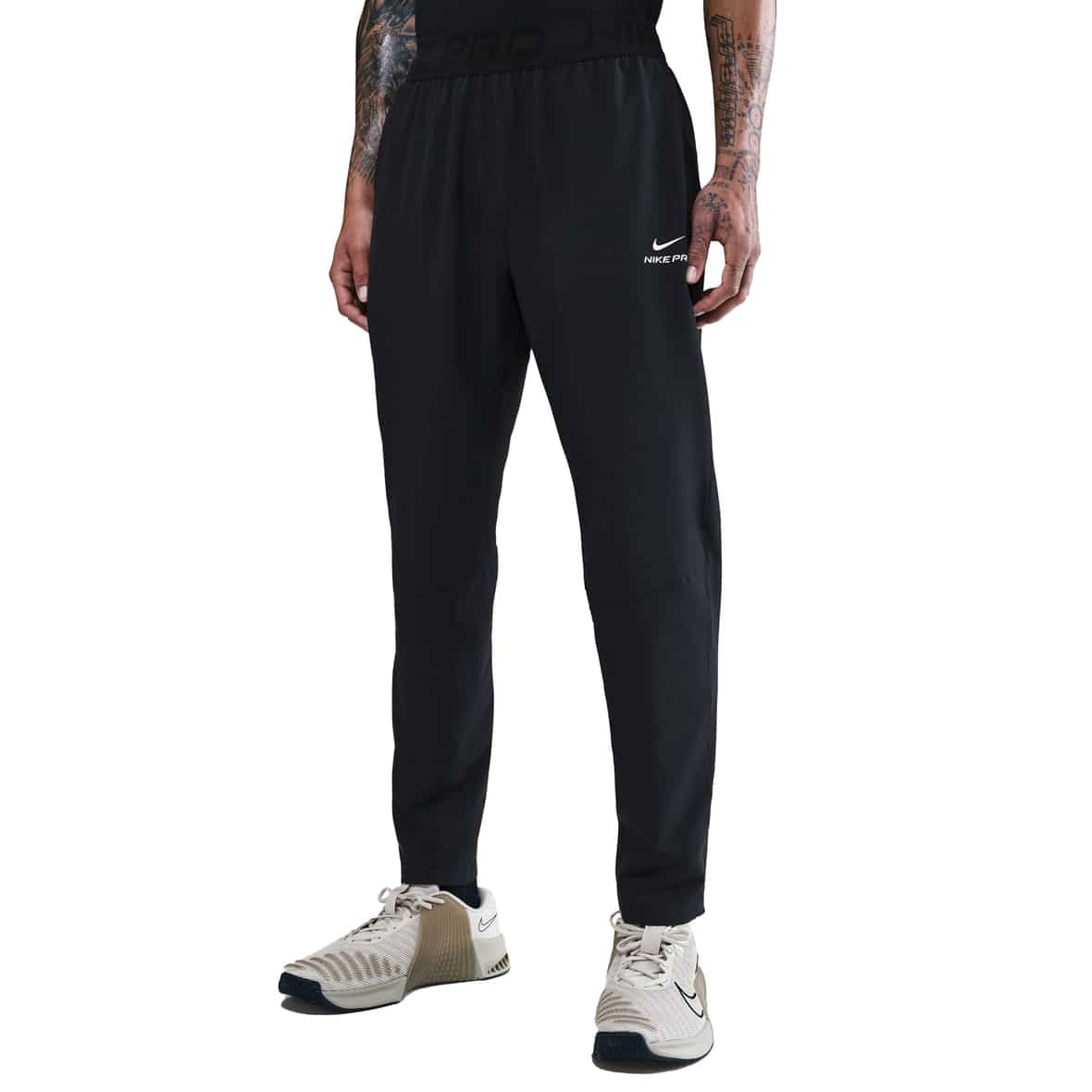 Pro Dri-Fit Herren Trainingshose Schwarz_010__BLACK/WHITE | S