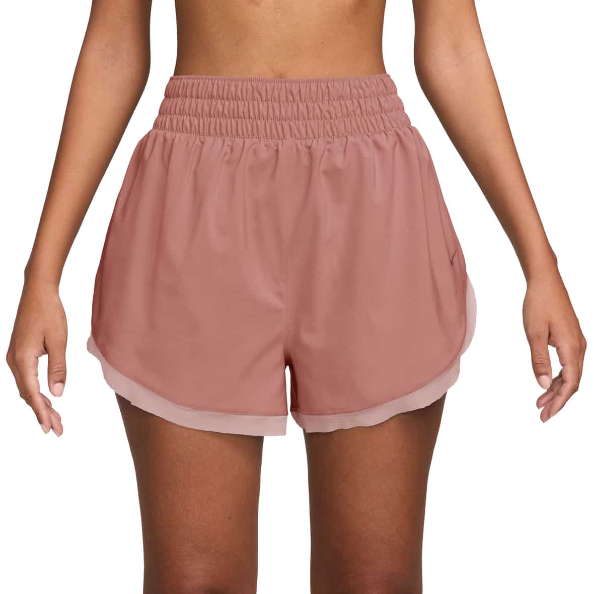 One Dri-Fit  Damen Shorts Rosa_685__RUST PINK/CANYON RUST | L