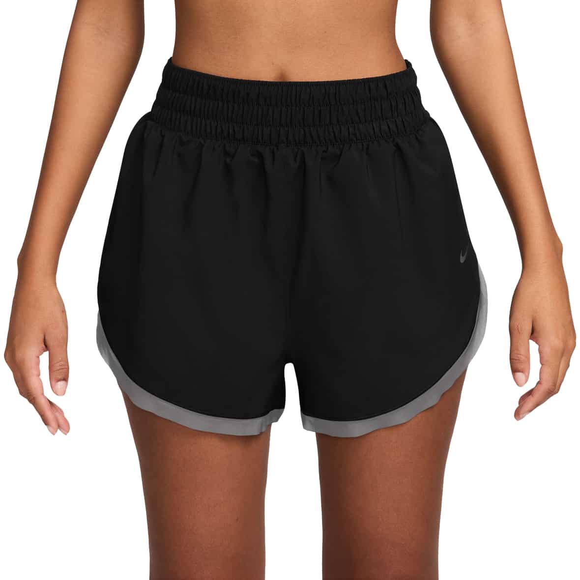 One Dri-Fit  Damen Shorts Schwarz_010__BLACK/DK SMOKE GREY | L