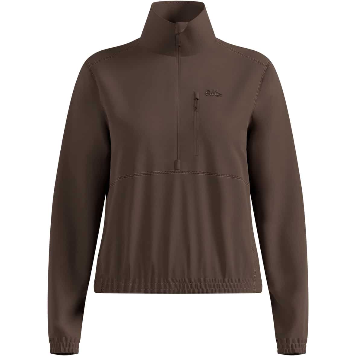 Classic Mid Layer Half-Zip Damen Fleecepullover Dunkelbraun_30369 | M