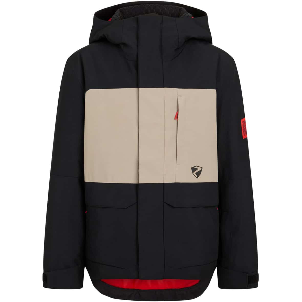 Alim-Z Kinder Skijacke Schwarz_505__SANDSTONE RI | 116