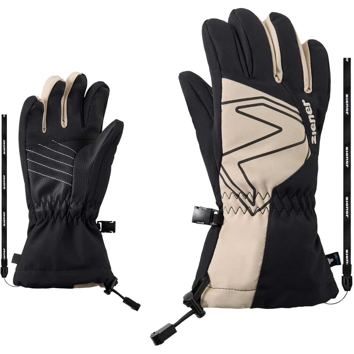 Laval-Z Kinder Fingerhandschuhe Schwarz_12671 | 3