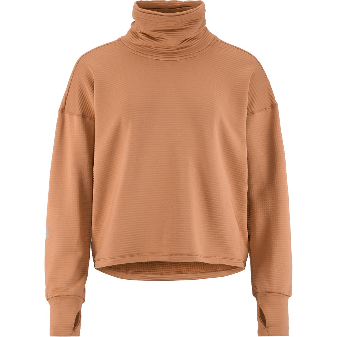 Subz Funnelneck Damen Laufshirt Ziegel_246000 | XS