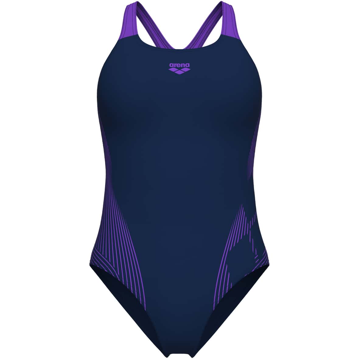 Swim Pro-Back Damen Badeanzug Dunkelblau_799__NAVY-VIOLET | 34