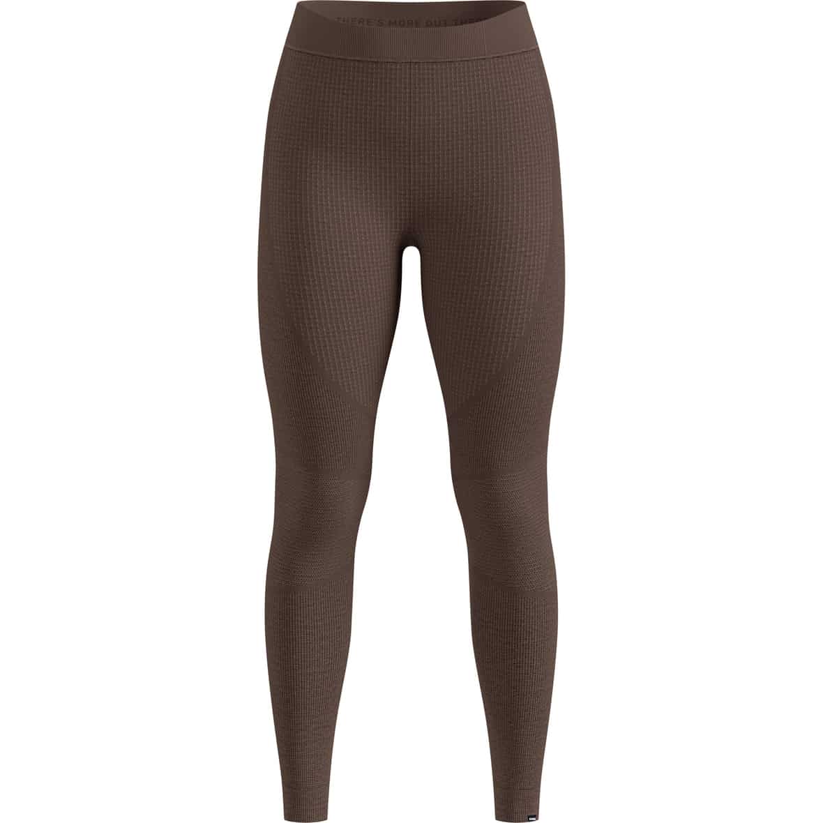 Seamless Performance Wool Long Damen Funktionsunterhose Dunkelbraun_30369 | S