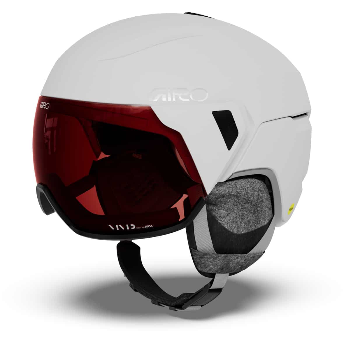 Orbit Spherical Skihelm Weiß_M PEARL WHITE/SIL | S