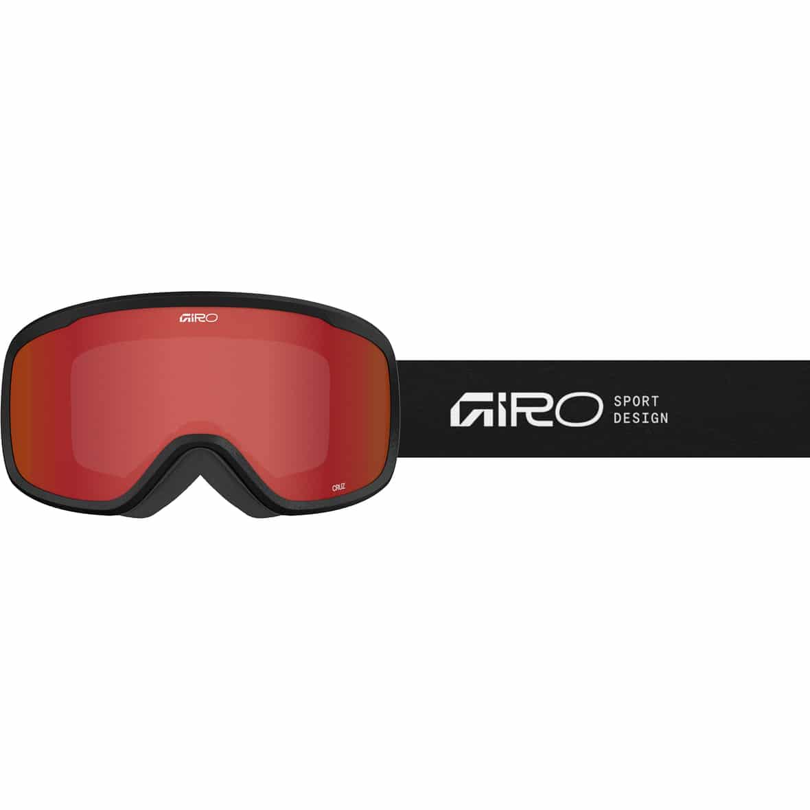 Cruz Skibrille Schwarz_BLACK AMBER SCARL | one size