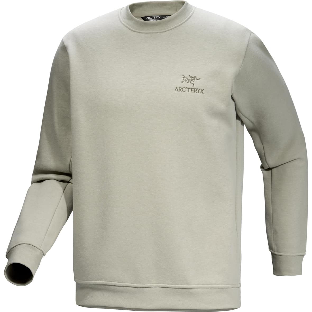Emblem Fleece Crew Herren Fleecepullover Khaki_019001 | S