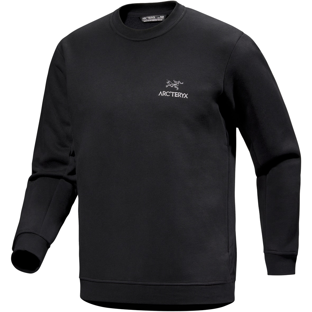 Emblem Fleece Crew Herren Fleecepullover Schwarz_002291 | L
