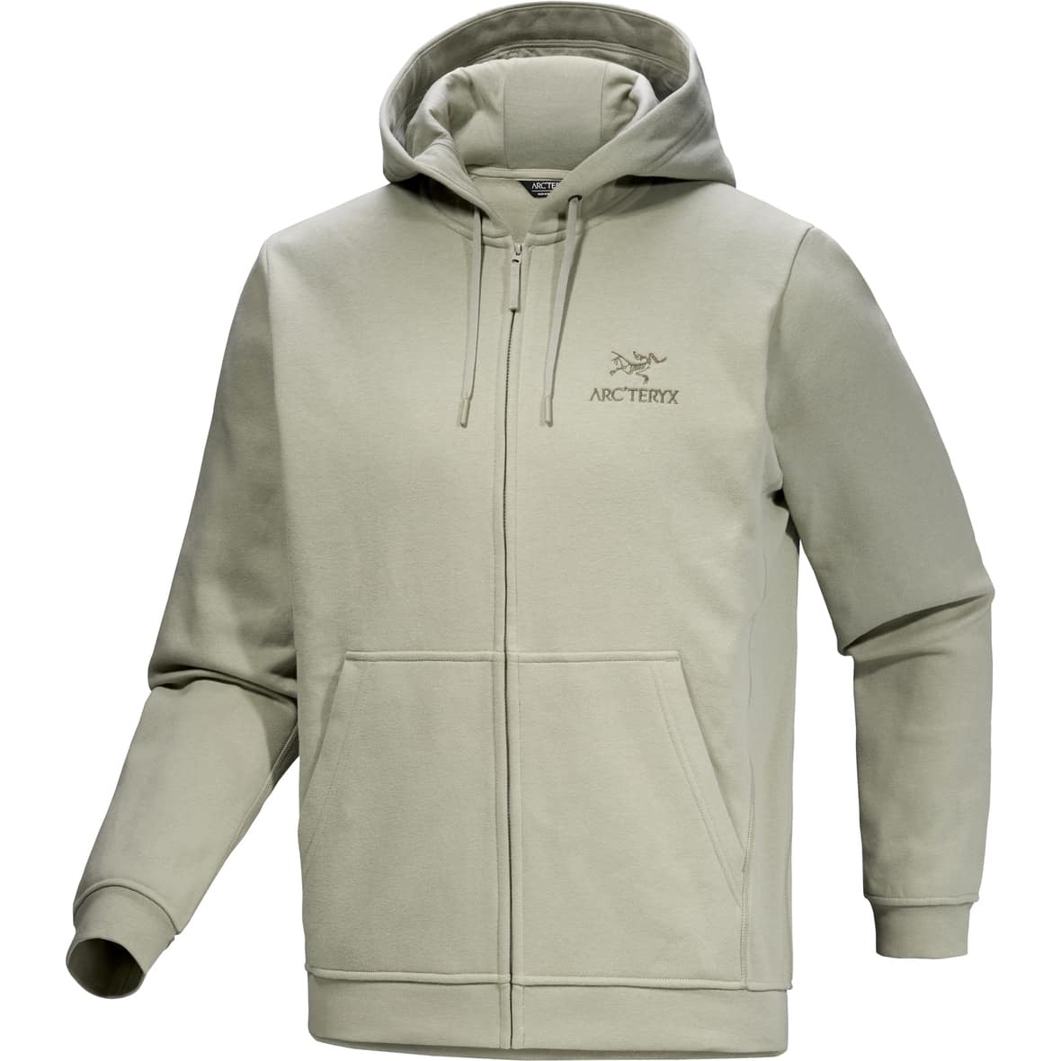 Emblem Fleece Herren Zip-Hoodie Khaki_019001 | M