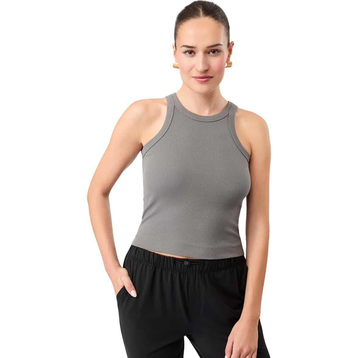 Boy Top Damen Tanktop Grau_NOX | XS