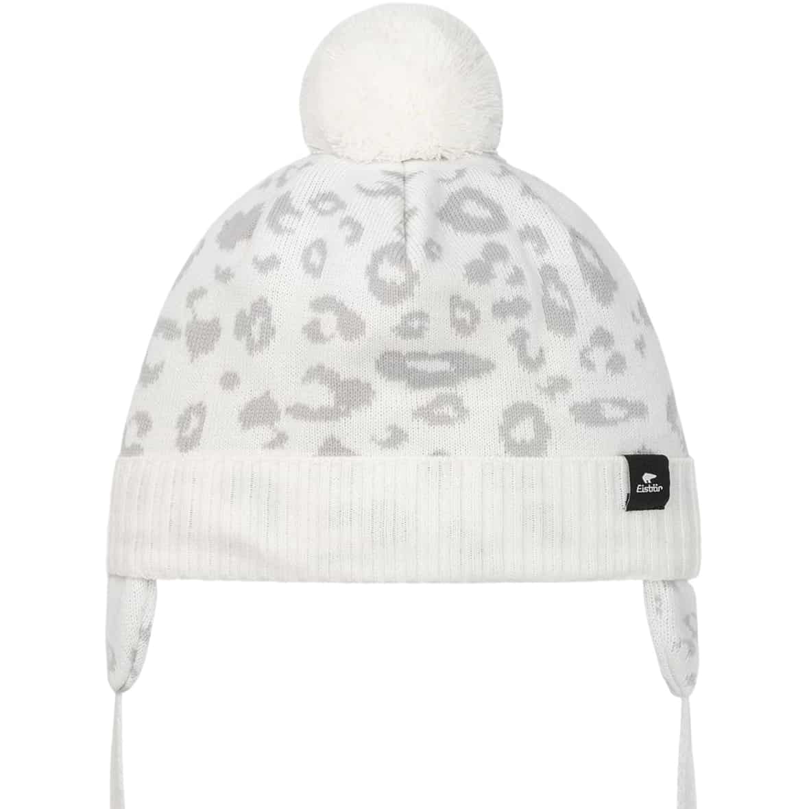 Pompon Kinder Mütze Weiß_100__WHITE-GRAU/G | 51