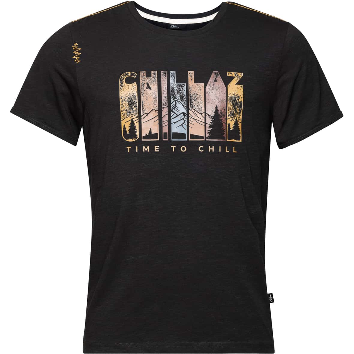 Time to Chill Herren T-Shirt Schwarz_607 | S