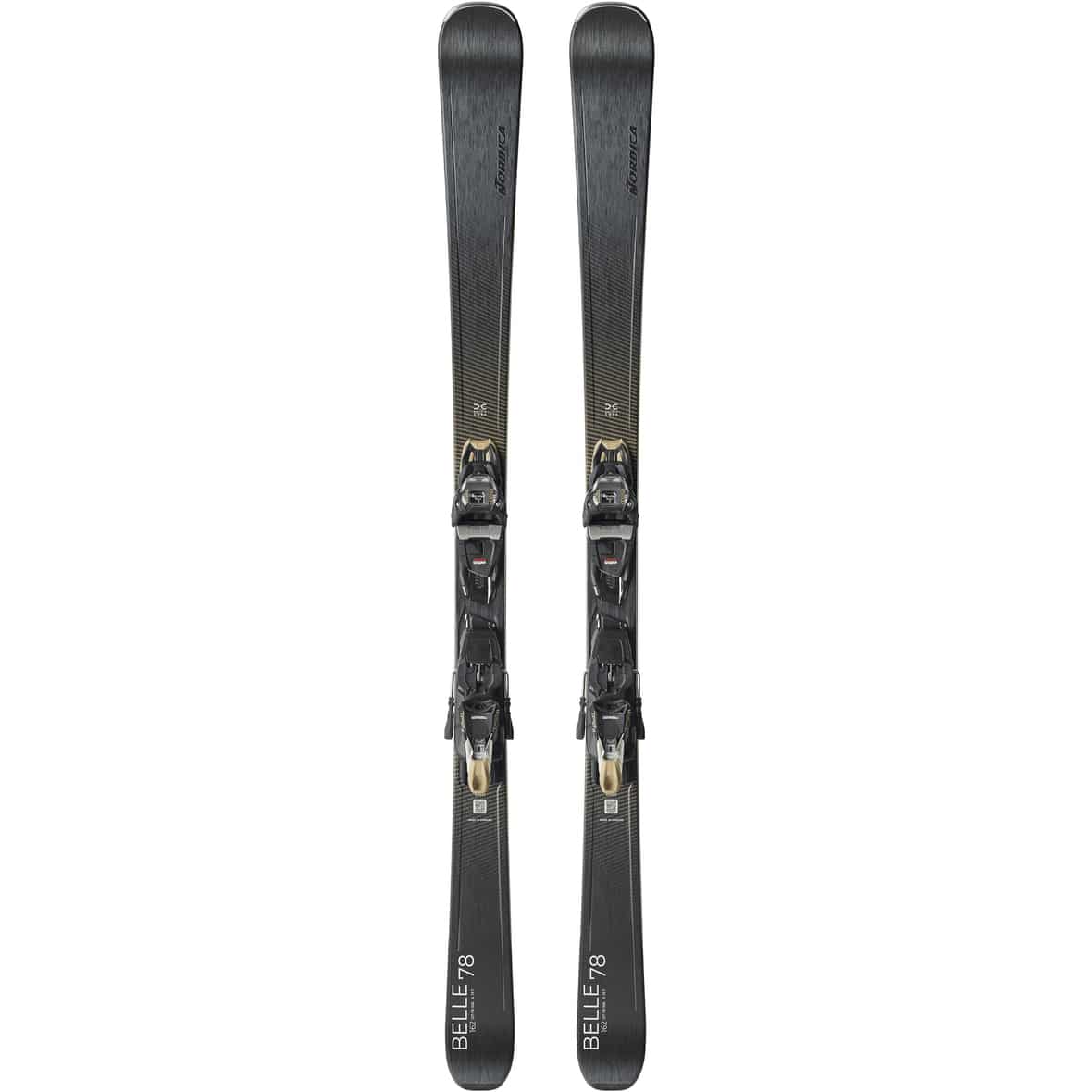 Belle DC 78 + TP2LT11 FDT 25/26 Damen Alpinski Schwarz_001__001 BLACK/GO | 162