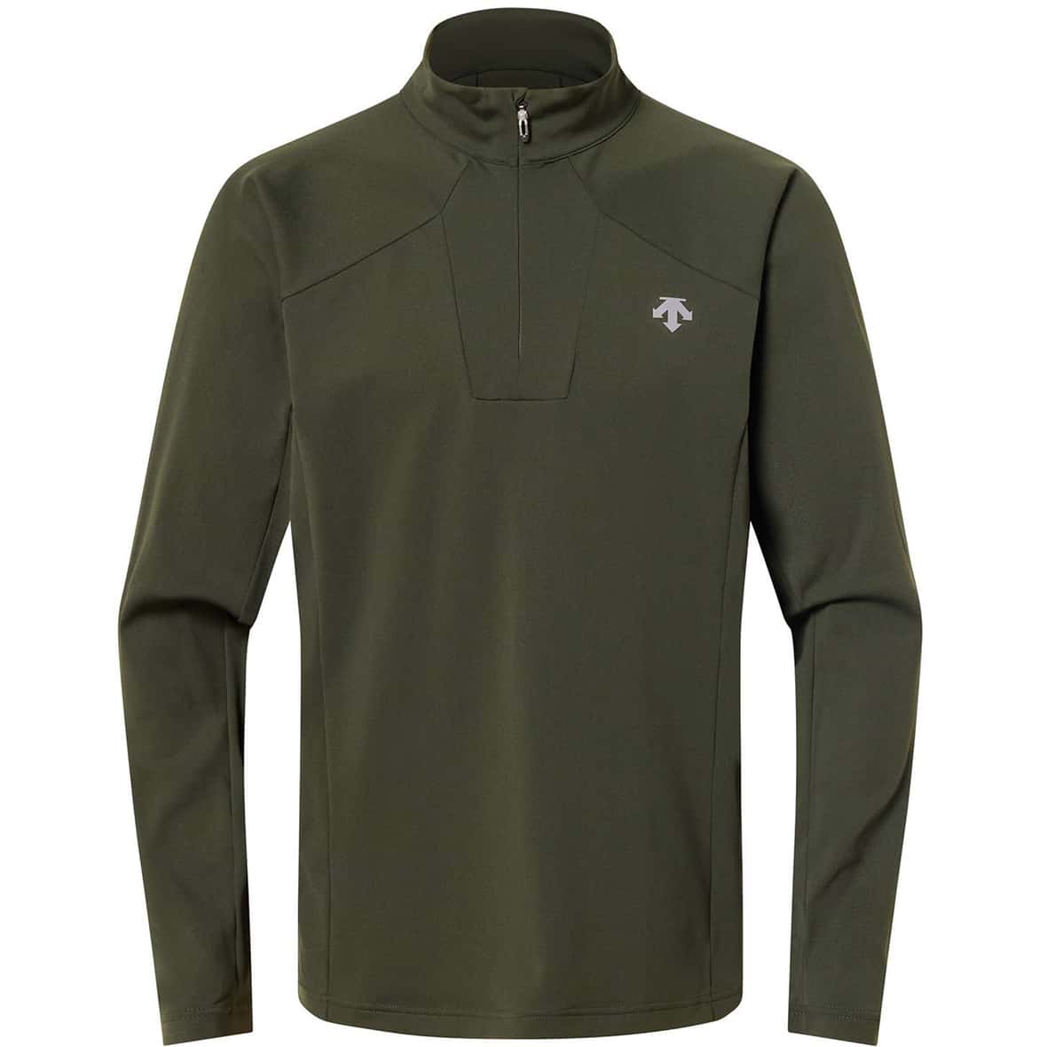 Descente Classic T-Neck Herren Funktionsshirt (Oliv 54) Funktionsshirt