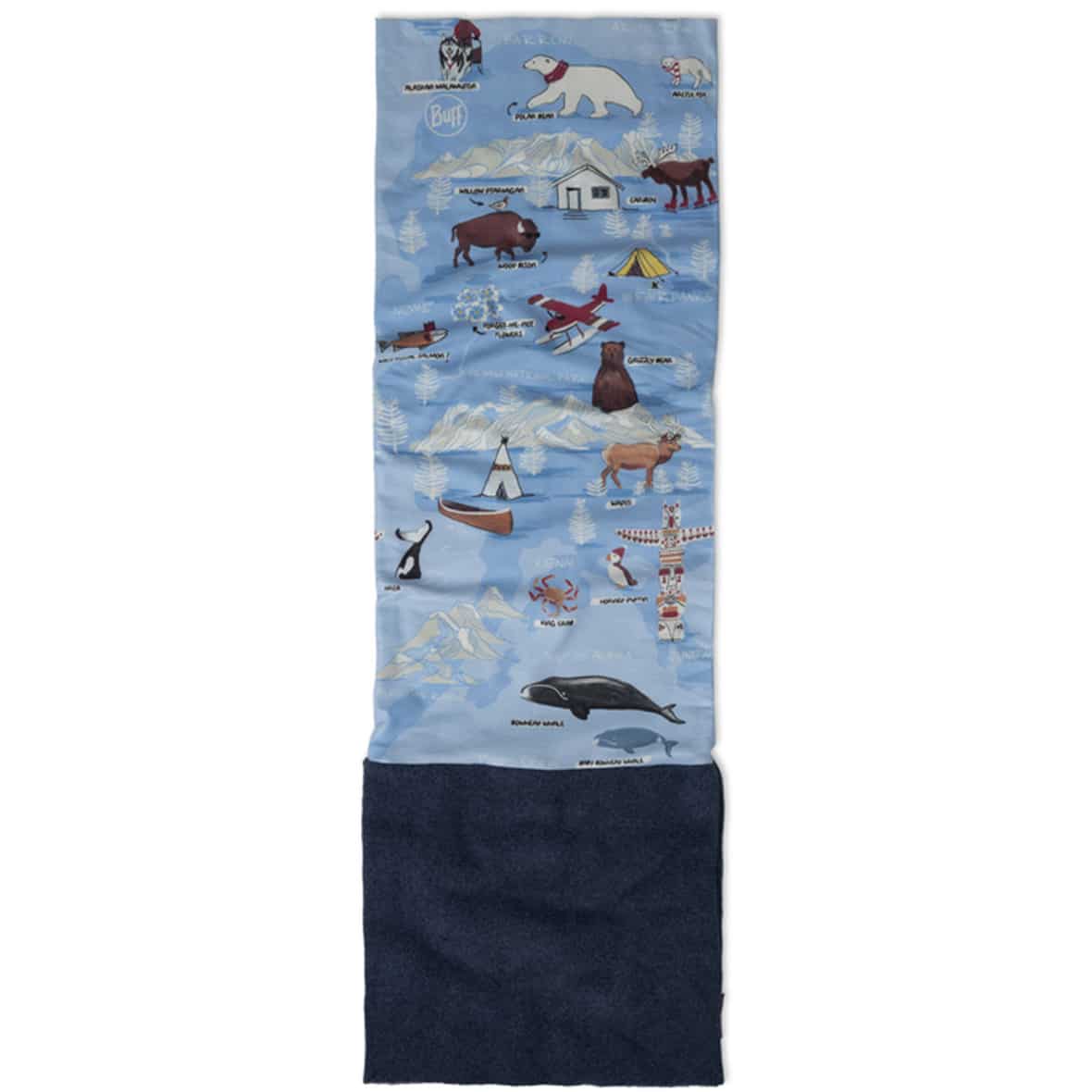 Polar Fleece  Kinder Schlauchtuch Blau_725__IMUS WASHED | one size