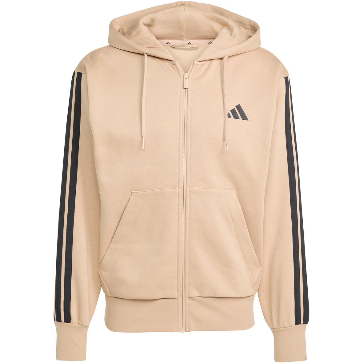 3 Stripes Herren Zip-Hoodie Beige_000__WARSAN/BLACK | XL