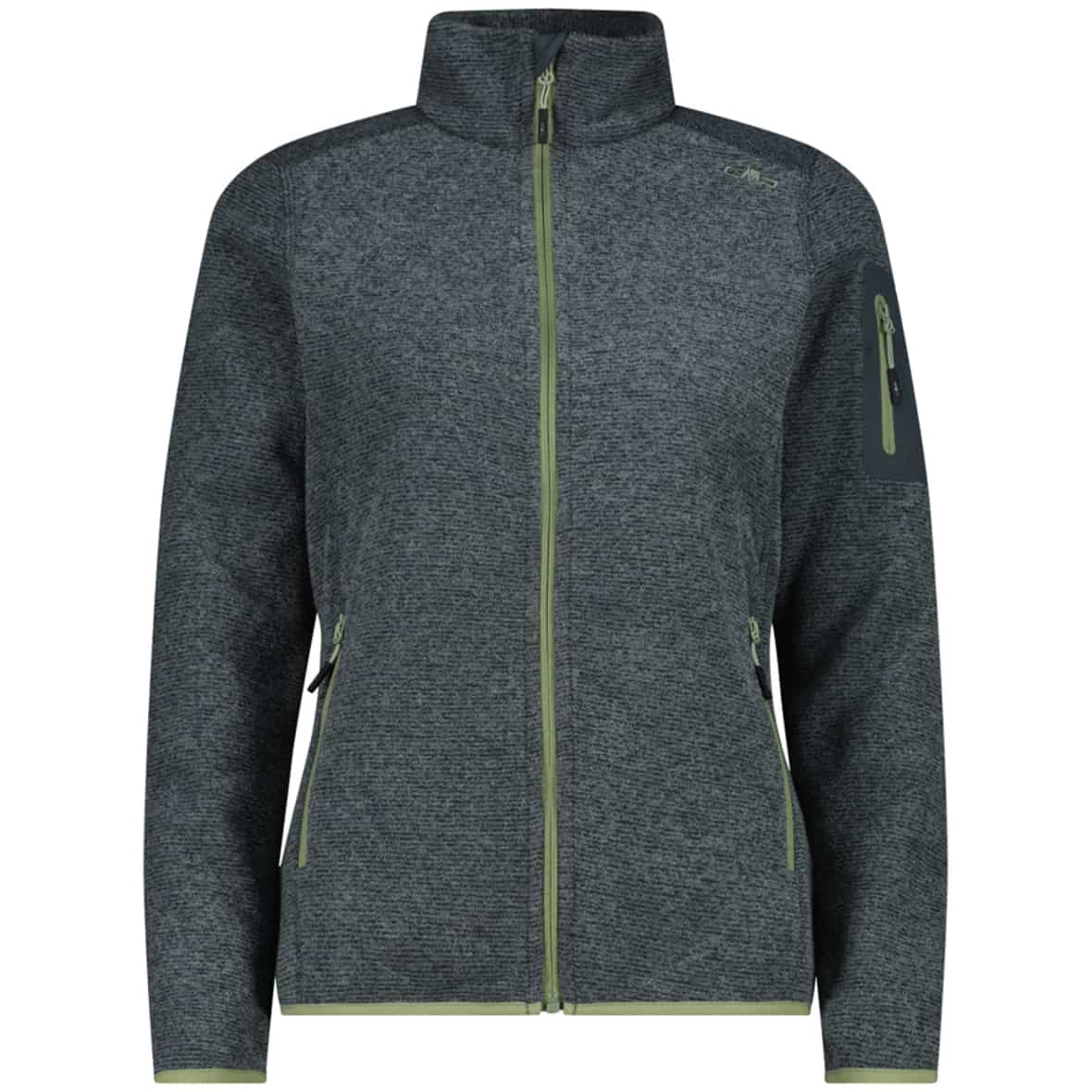 Knit-Tech Damen Fleecejacke Grün_F902 | 34