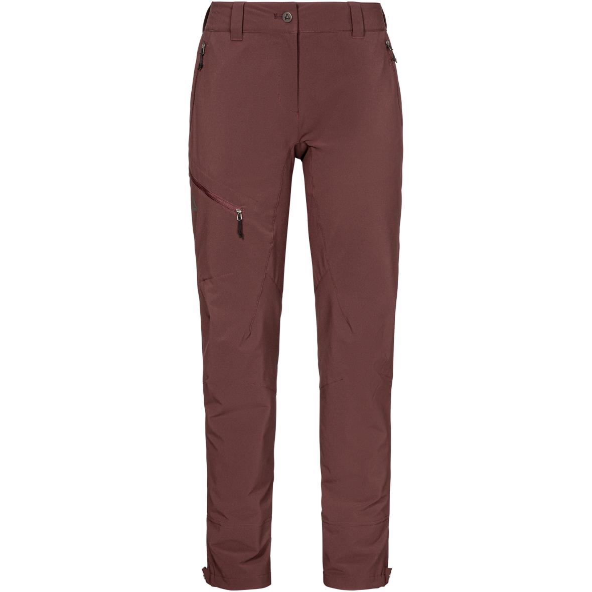 Style Cascata Damen Wanderhose Dunkelrot_3765 | 38
