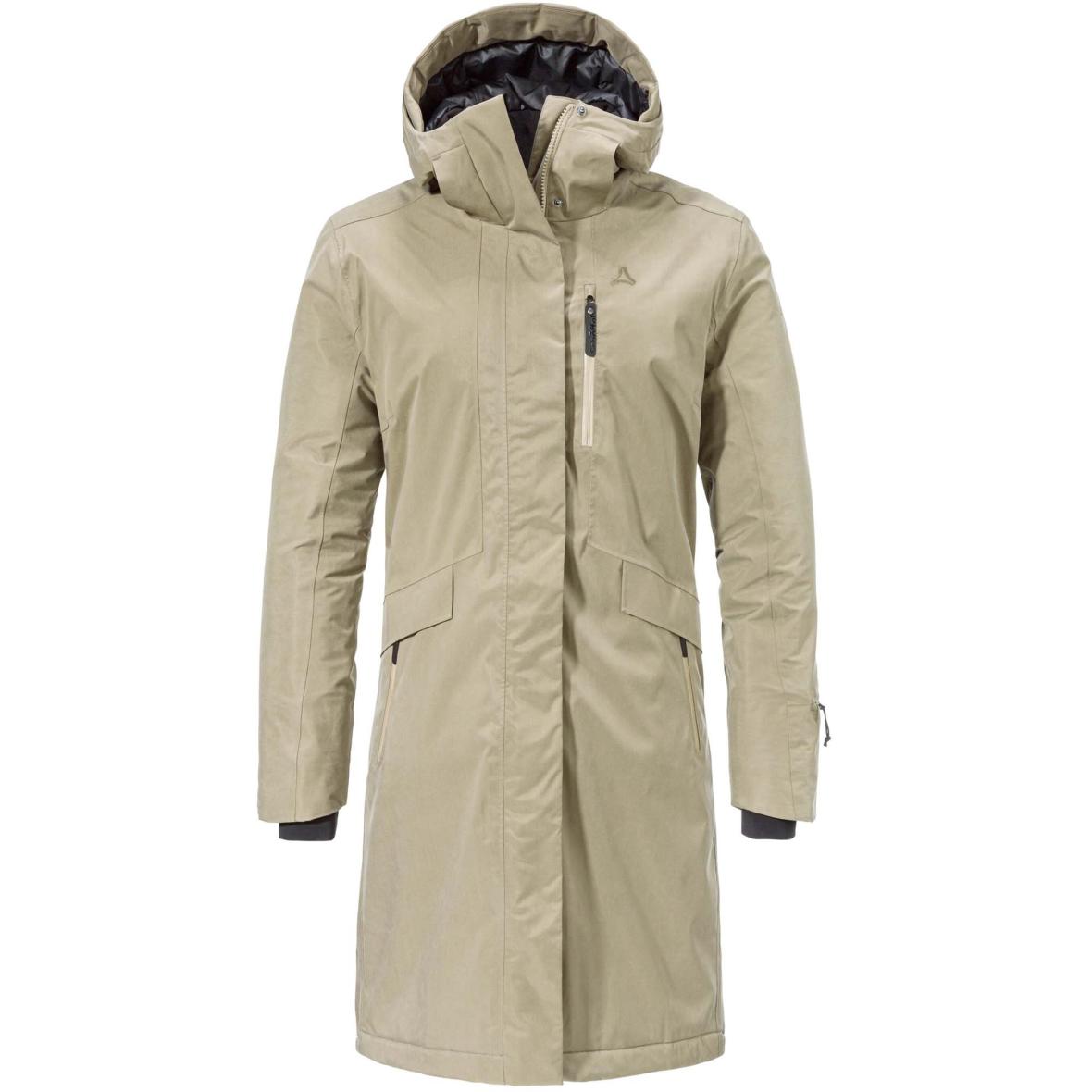 Style Kalmor Damen Regenmantel Khaki_4725 | 42
