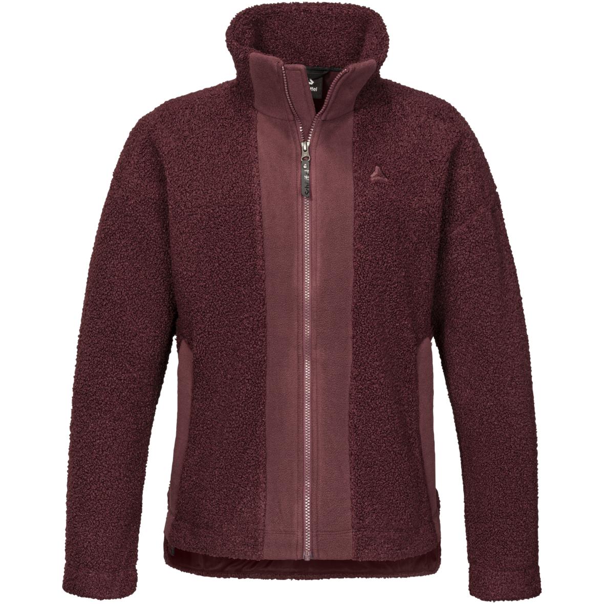 Style Kalmor  Damen Fleecejacke Dunkelrot_3765 | 42