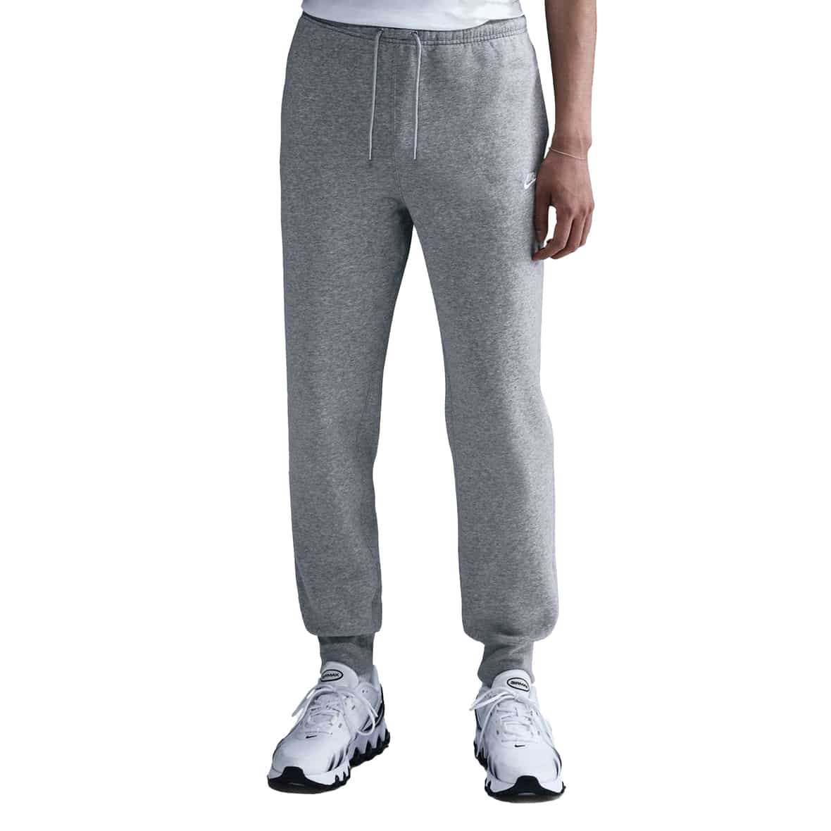 Club Brushed Herren Trainingshose Grau_063__DK GREY HEATHER/LT SMOKE GREY/WHITE | L