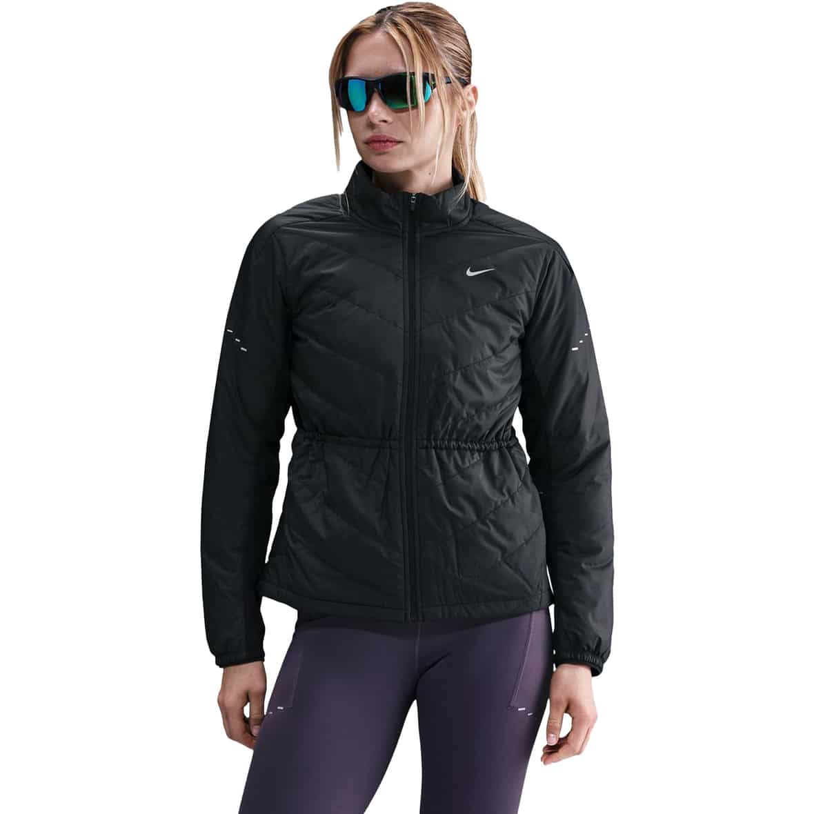 Swift Therma-Fit Fill Damen Laufjacke Schwarz_010__BLACK/REFLECTIVE SILV | XL