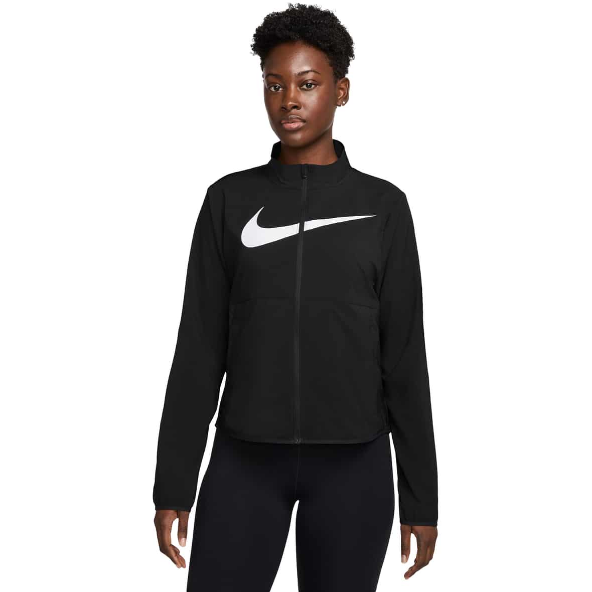 Nike Tempo Swoosh Damen Laufjacke ( Schwarz L)