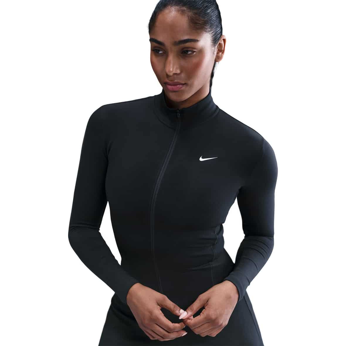 One Fitted Dri-Fit Damen Trainingsjacke Schwarz_010__BLACK/WHITE | L