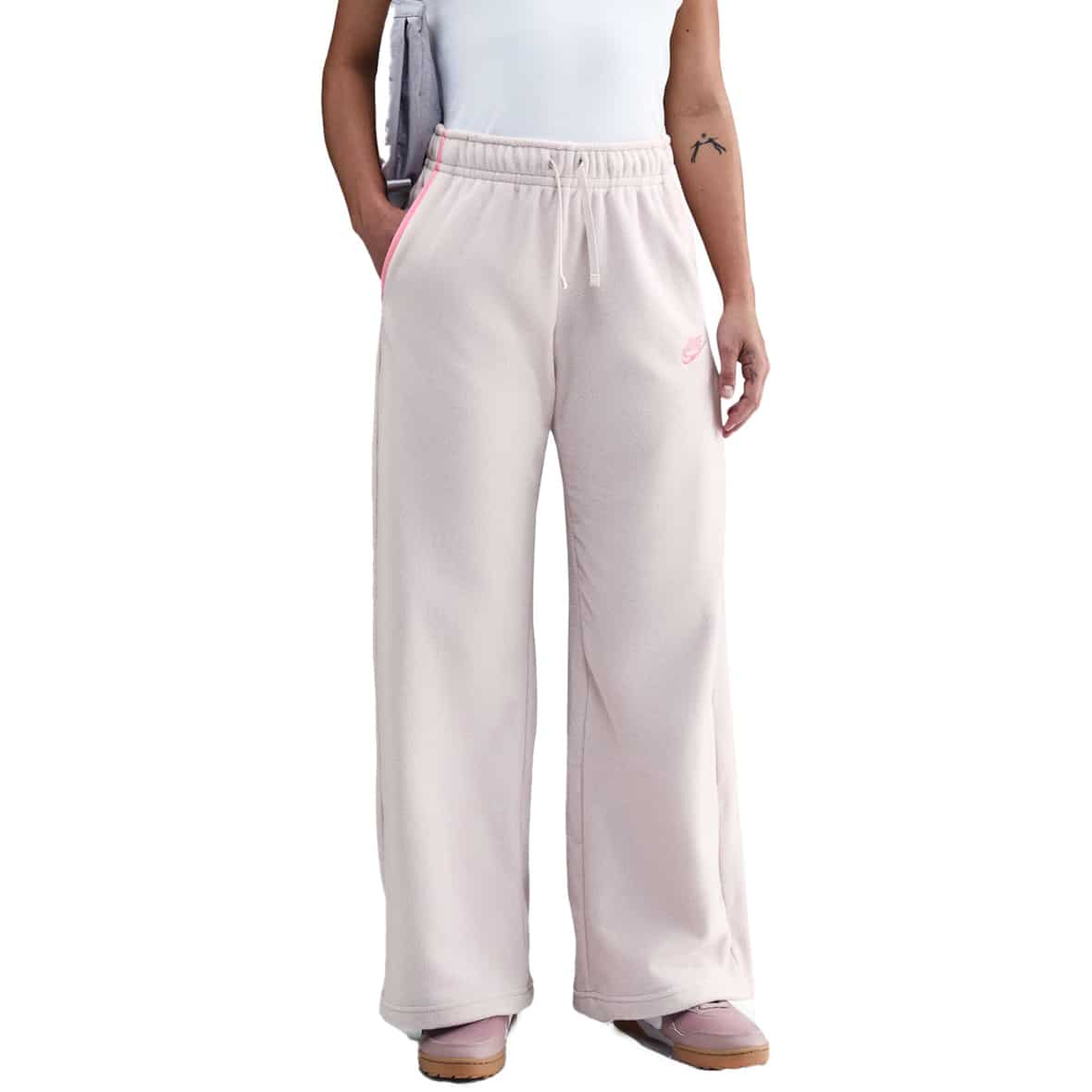 Club Fleece Damen Trainingshose Rosa_667__SILT RED/PLAYFUL PINK | L