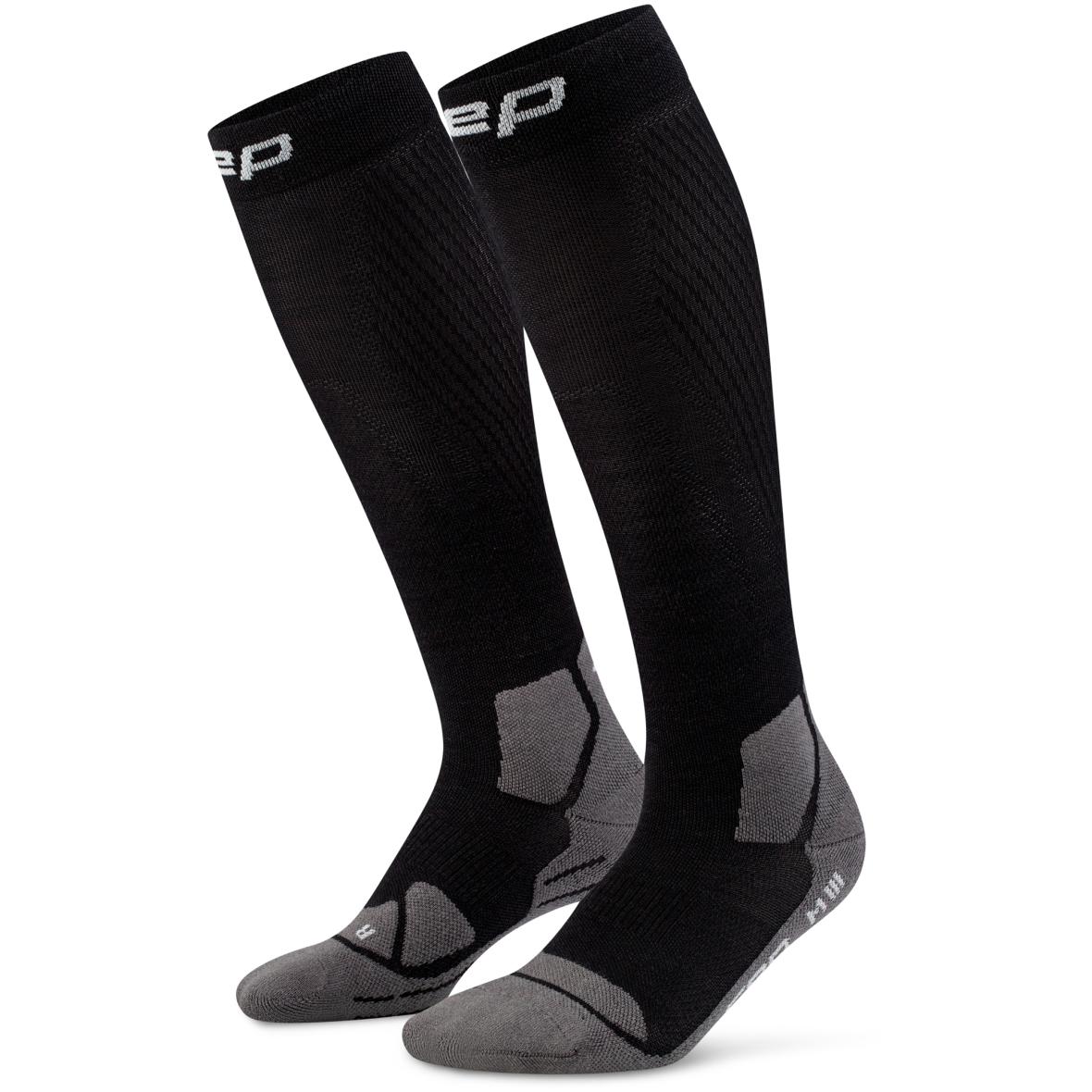 Hiking Light Cushion Tall Damen Wandersocken Schwarz_321 | II