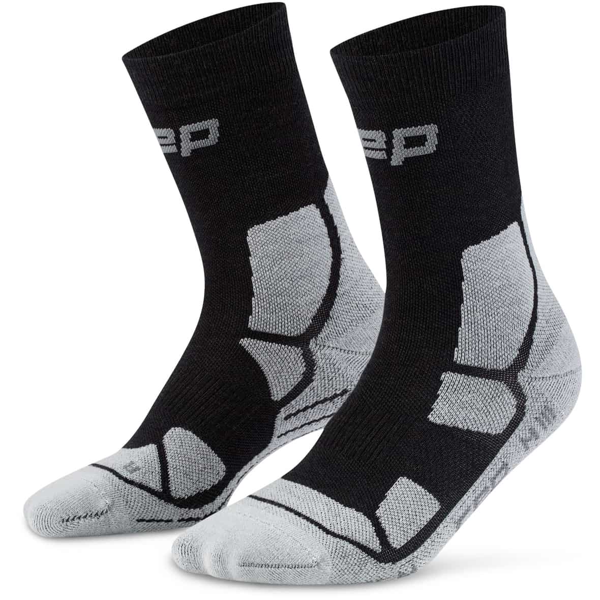 Hiking Mid Cushion  Herren Wandersocken Schwarz_321 | IV