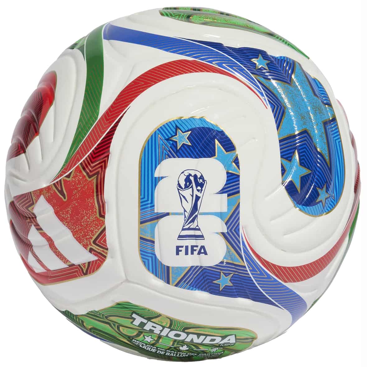 World Cup 26 Trionda Mini Ball Fußball Weiß_000__WHITE/ROYBLU/SOLBLU/P | 1