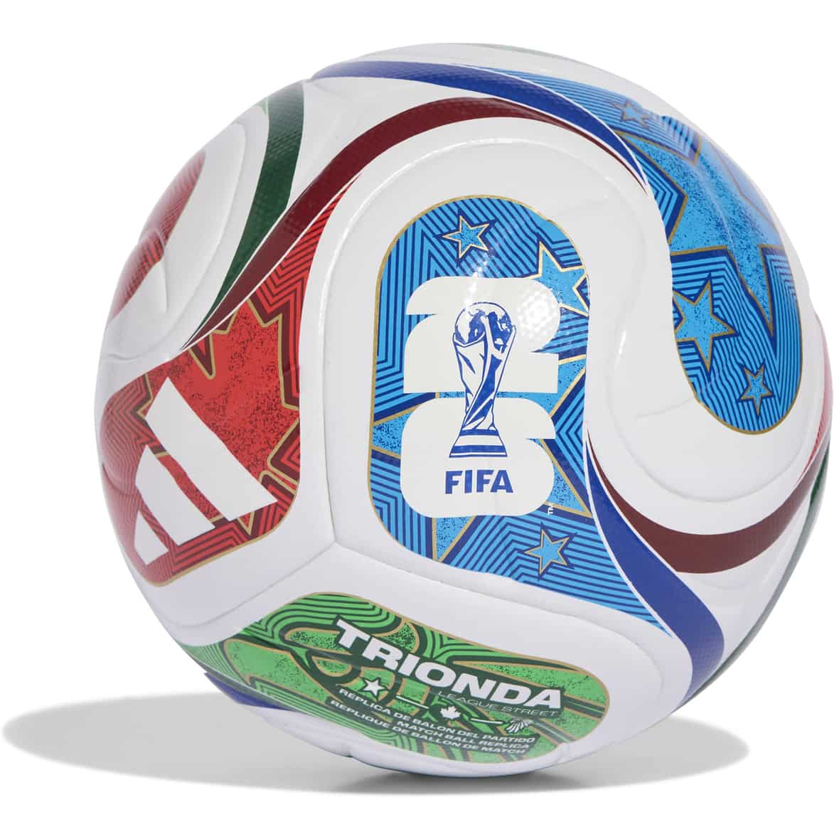 World Cup 26 Trionda League Junior 350 Kinder Fußball Weiß_000__WHITE/ROYBLU/SOLBLU/P | 5