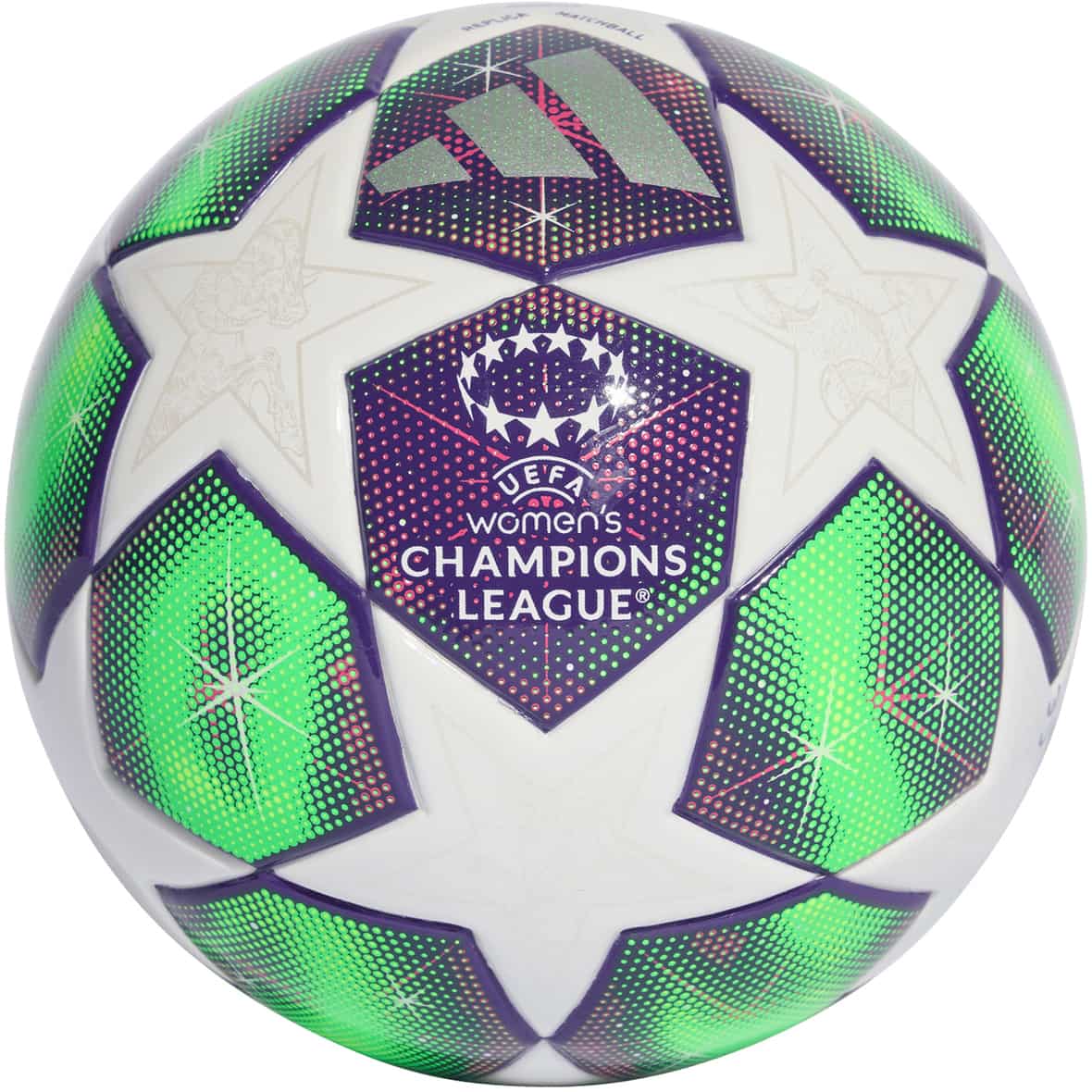 UWCL 25/26 League Stage Miniball Fußball Weiß_000__WHITE/PINK/SYELLO | 1